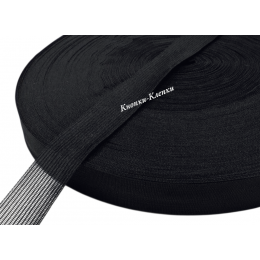 Лента окантовочная 32 мм (100 м) черная (3,2 гр/м)