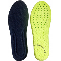 Стельки для обуви амортизирующие, р-р : до 40 , черные