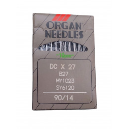 Иглы ПШМ ORGAN (DС X 27) оверлок (10 игл) 90/14